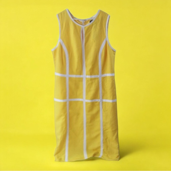 Ashley Stewart Dresses & Skirts - NWT {Ashley Stewart} yellow & white dress